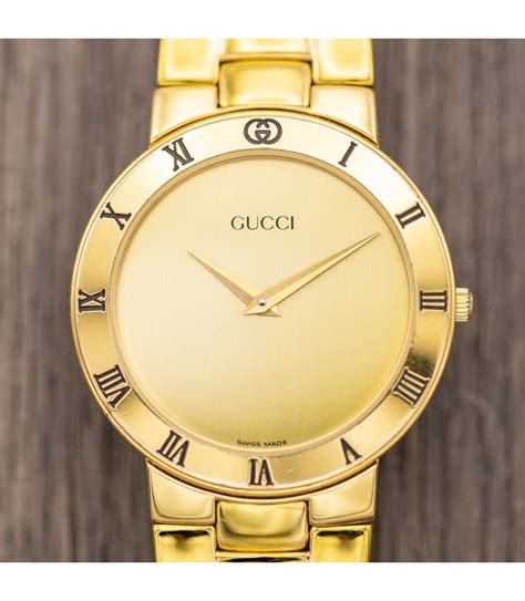 gucci mens watch box|gucci watch gold plated.